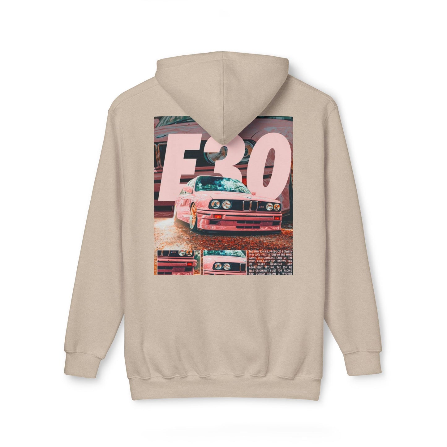 E30 Vintage Car Unisex Hooded Sweatshirt - Casual Comfort for Car Enthusiasts