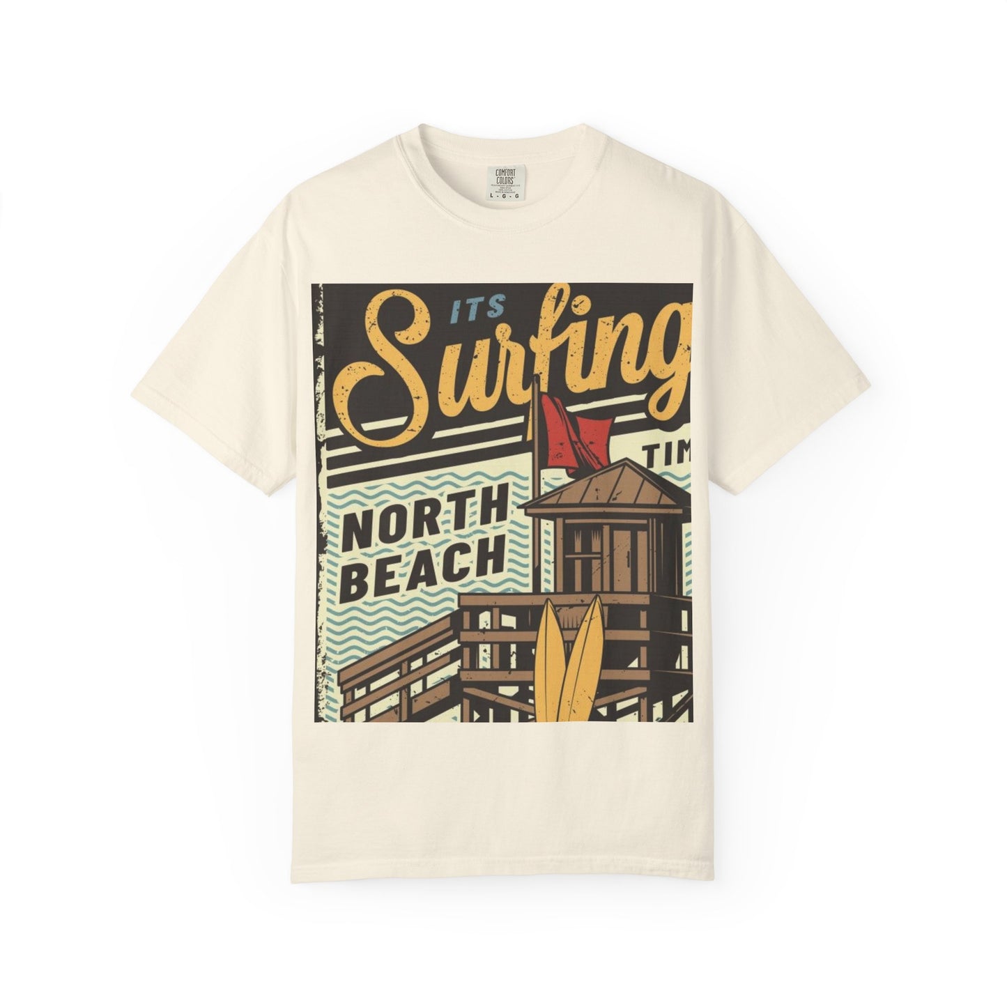 Surf Vibes Unisex T-Shirt - Retro Beach Tee, Casual Style, Summer Wear, Gift for Beach Lovers, Surfing Enthusiasts