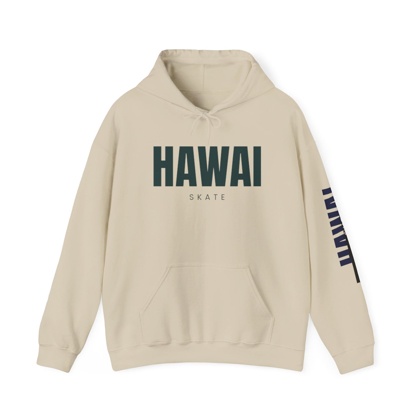 Hawai Skate Hooded Sweatshirt - Casual Streetwear, Unisex Pullover, Perfect for Skate Lovers, Ideal for Everyday Wear, Gift for Him/Her