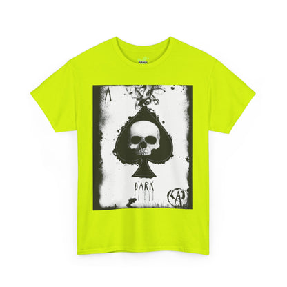Gothic Skull Graphic Tee - Unisex Heavy Cotton T-Shirt