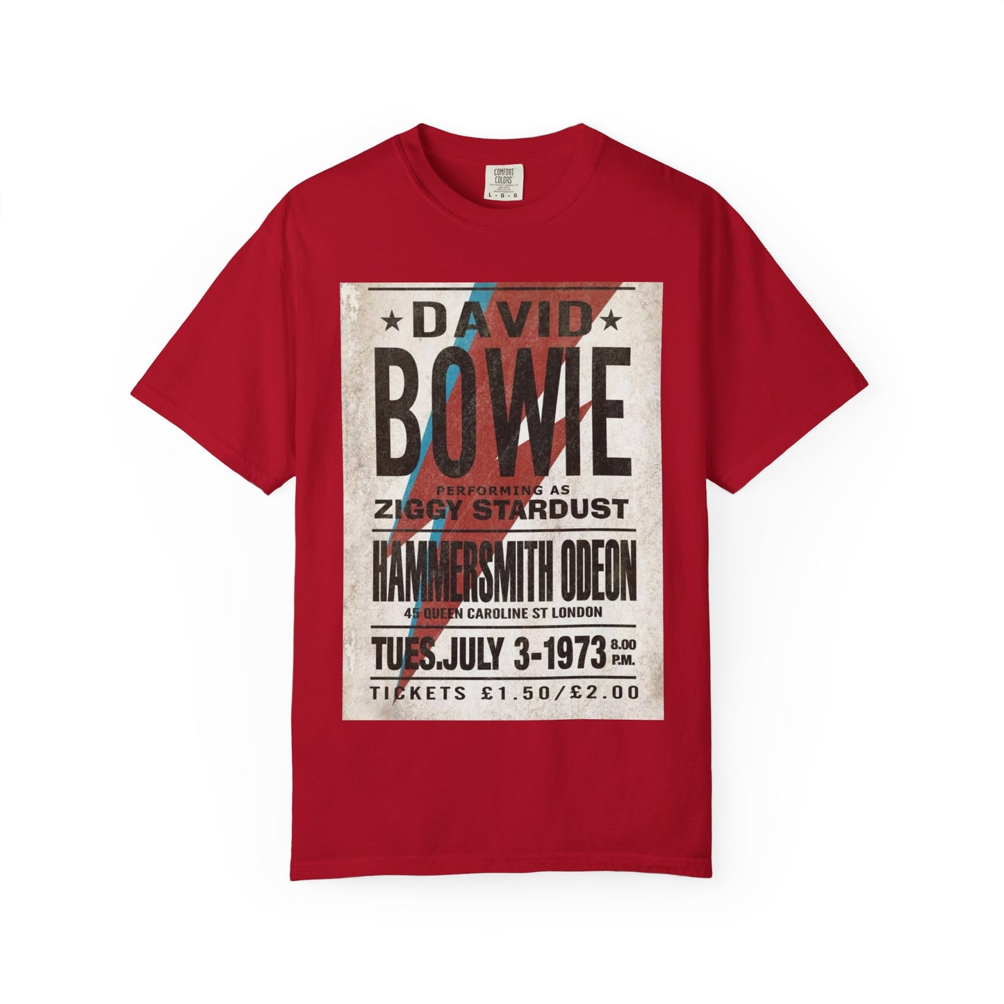 Retro Ziggy Stardust T-Shirt - Unisex Garment-Dyed Tee