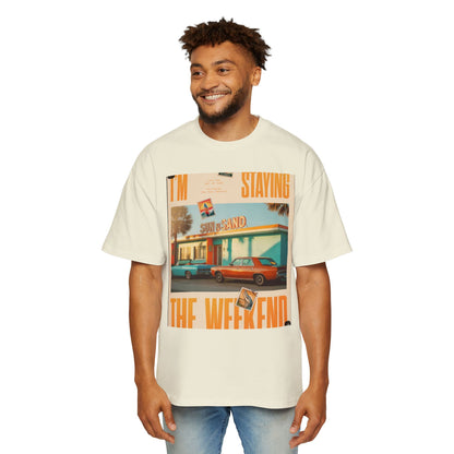 Weekend Vibes Tee — "I'm Staying the Weekend" Retro Diner Graphic T-Shirt