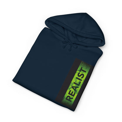 Realist Ghost Hoodie — Neon Yellow Graphic Pullover