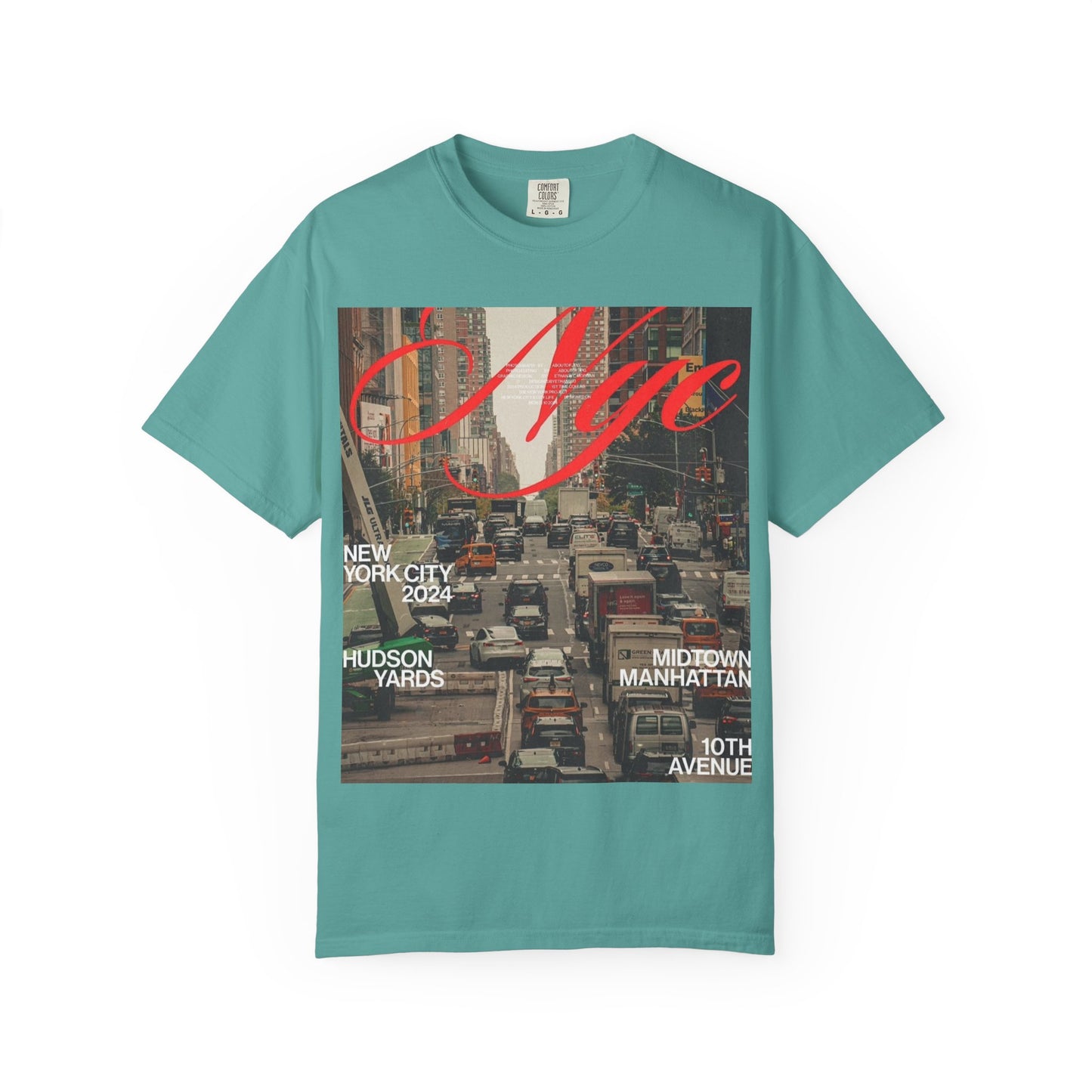NYC Traffic Photo Tee — Midtown Manhattan Hudson Yards Graphic T-Shirt