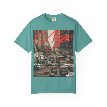 NYC Traffic Photo Tee — Midtown Manhattan Hudson Yards Graphic T-Shirt