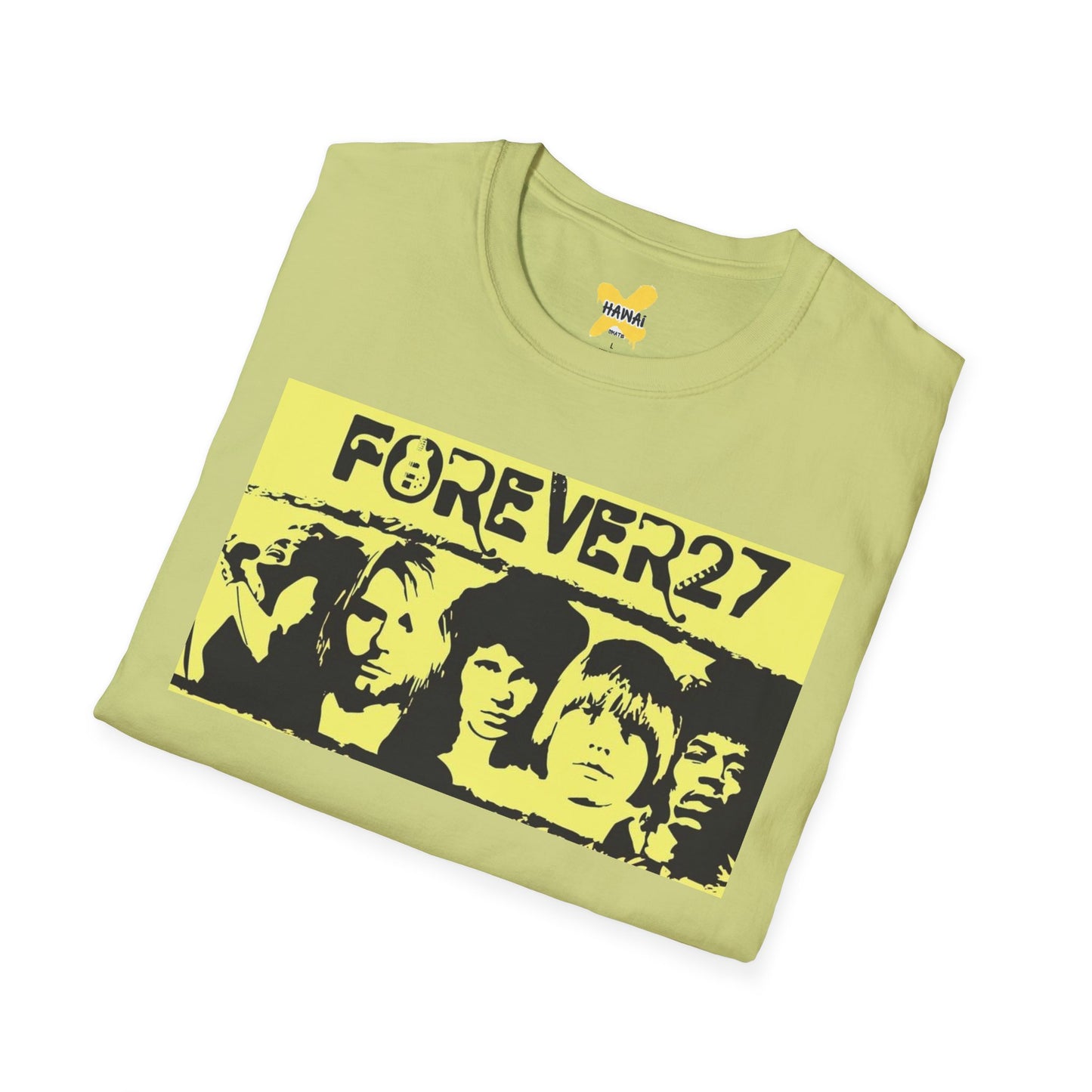 Forever 27 Unisex Softstyle T-Shirt - Tribute to Iconic Musicians