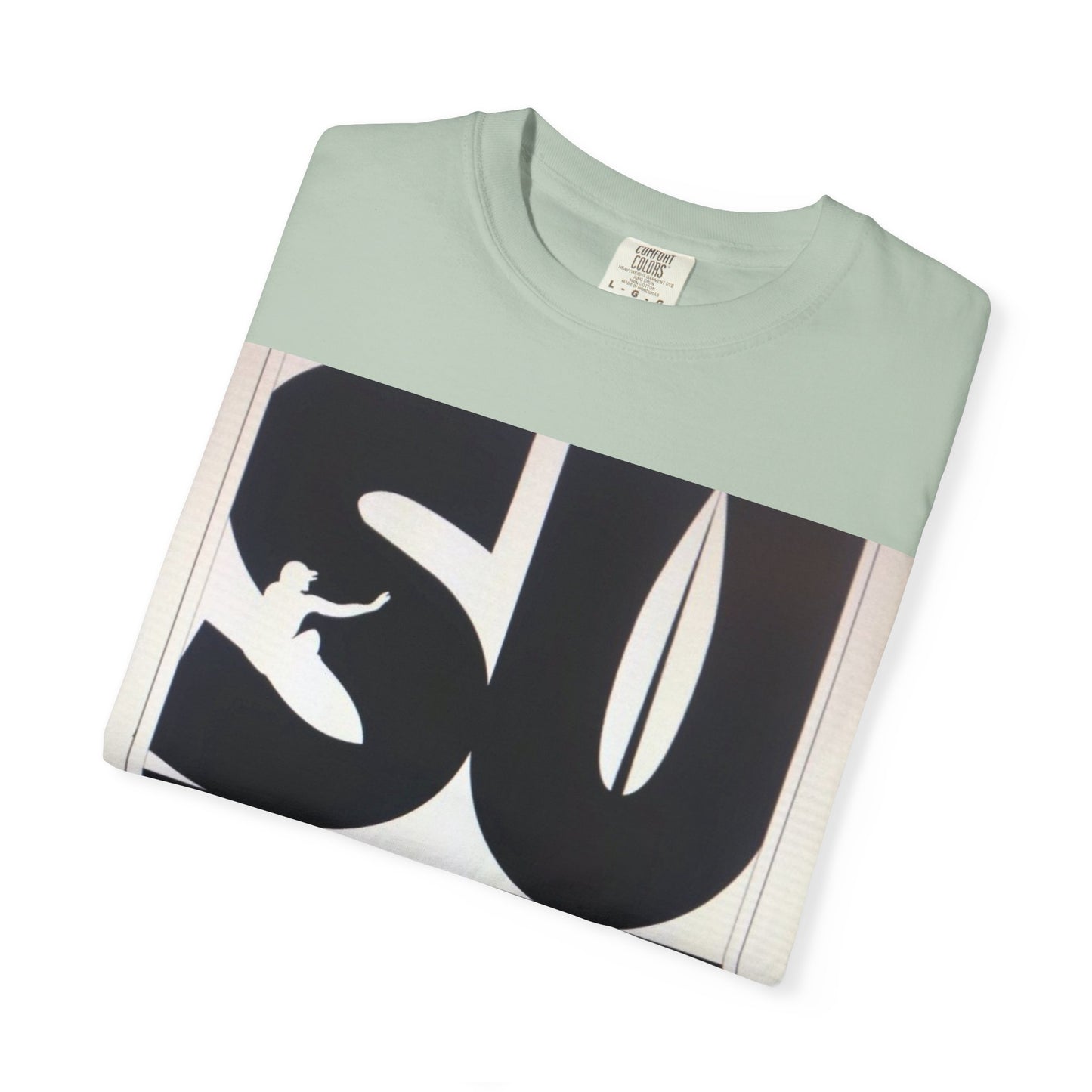 Surf Inspired Unisex Garment-Dyed T-Shirt, Beachwear, Casual Summer Tee, Surfing Gift, Trendy Streetwear, Comfortable Lifestyle Top