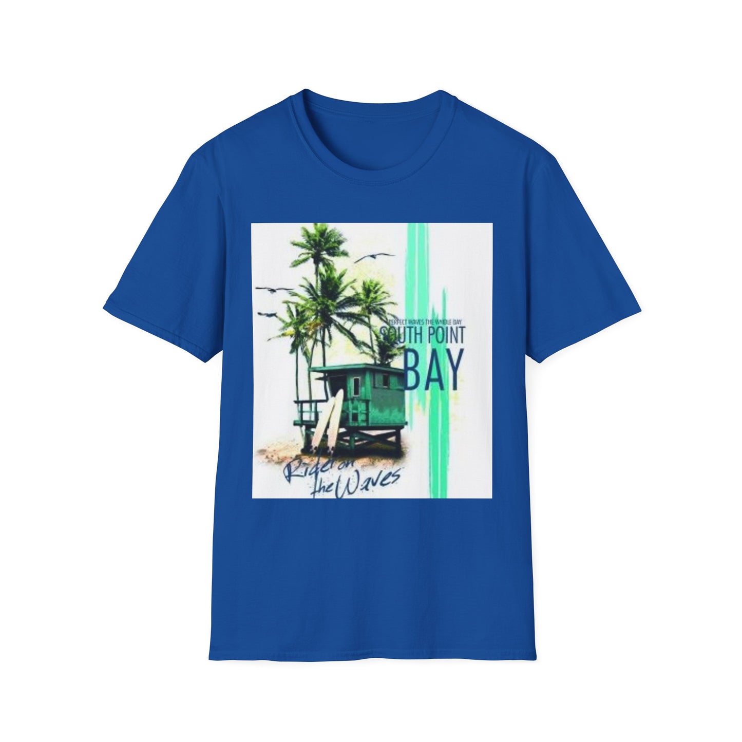 South Point Bay Graphic Tee | Unisex Softstyle T-Shirt, Beach Vibes, Casual Wear, Summer Fashion, Gift for Him or Her
