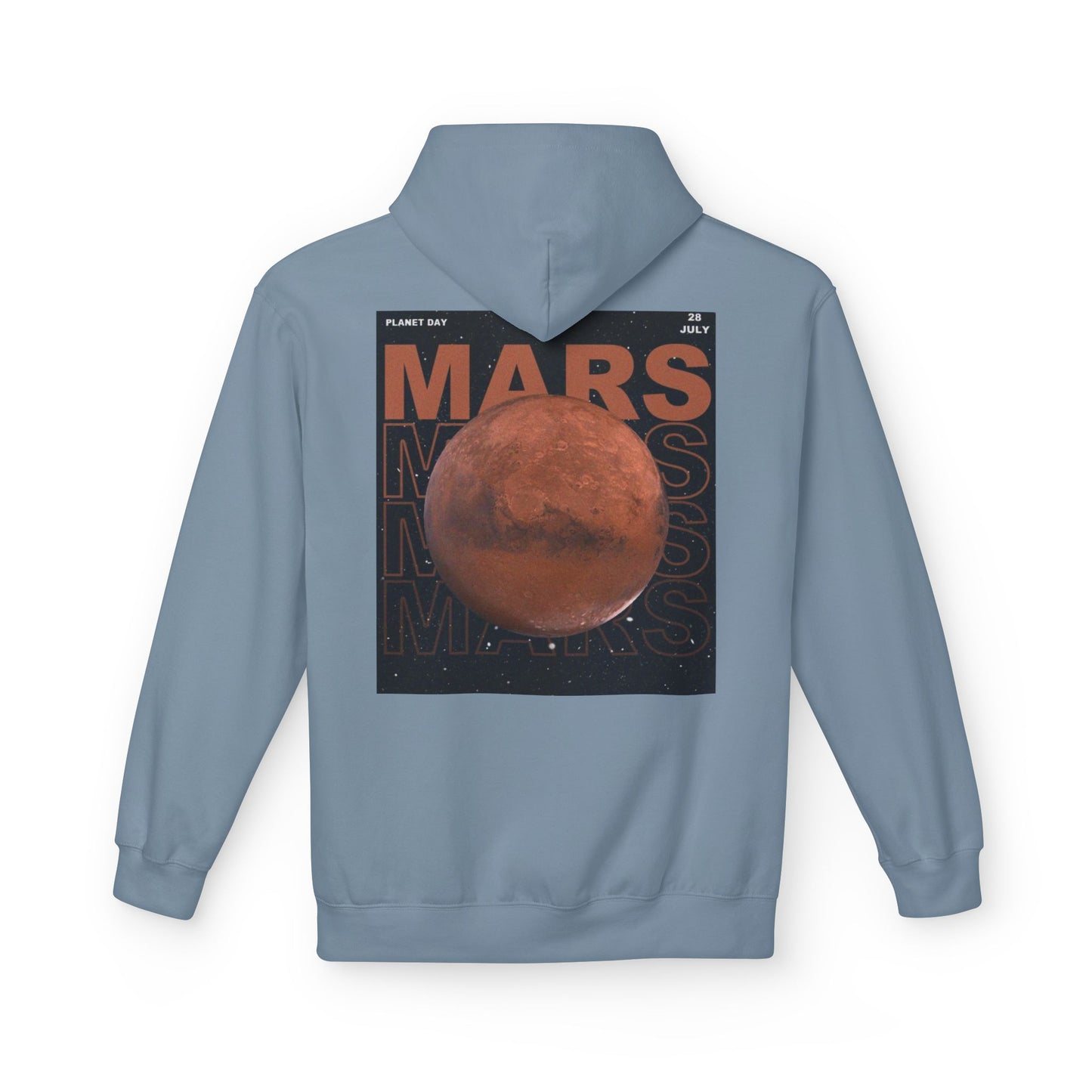 Mars Day Unisex Fleece Hoodie - Space Adventure Apparel