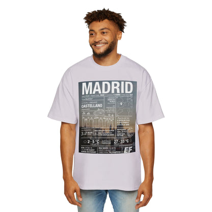 Madrid Graphic Tee — Vintage City Weather Poster T‑Shirt