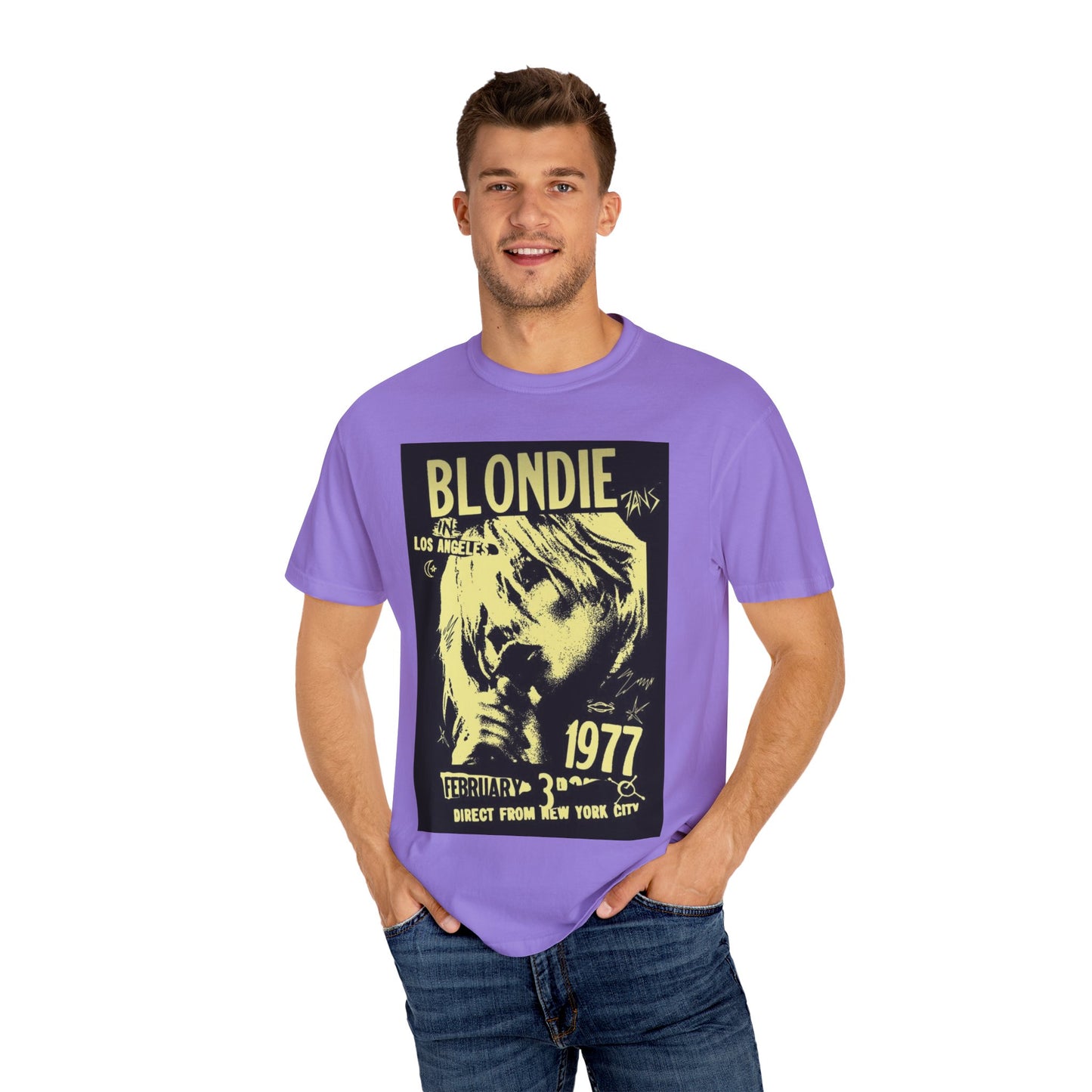 Vintage Blondie Concert T-Shirt - Unisex Garment-Dyed Tee
