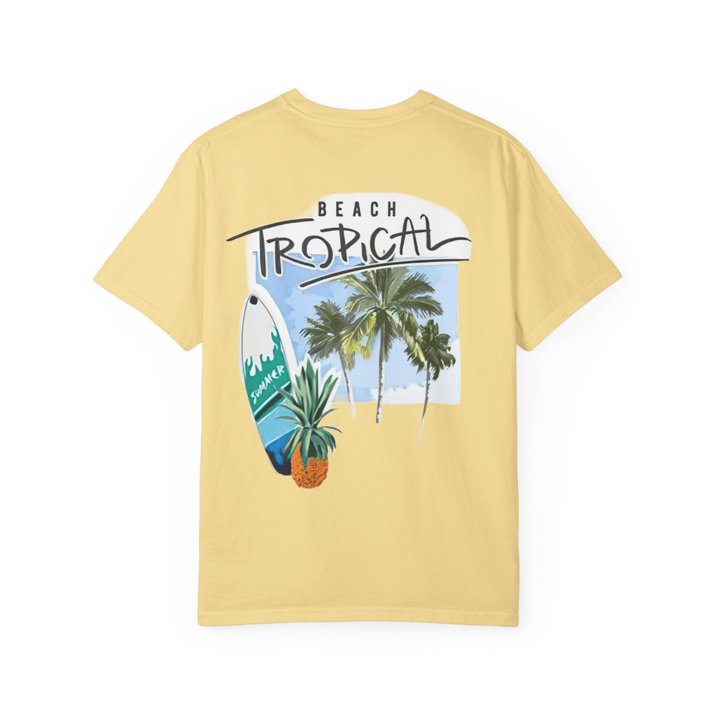 Tropical Graphic Tee, Unisex Beach Shirt, Summer Shirt, Vacation Wear, Casual Essentials, Gift for Beach Lovers