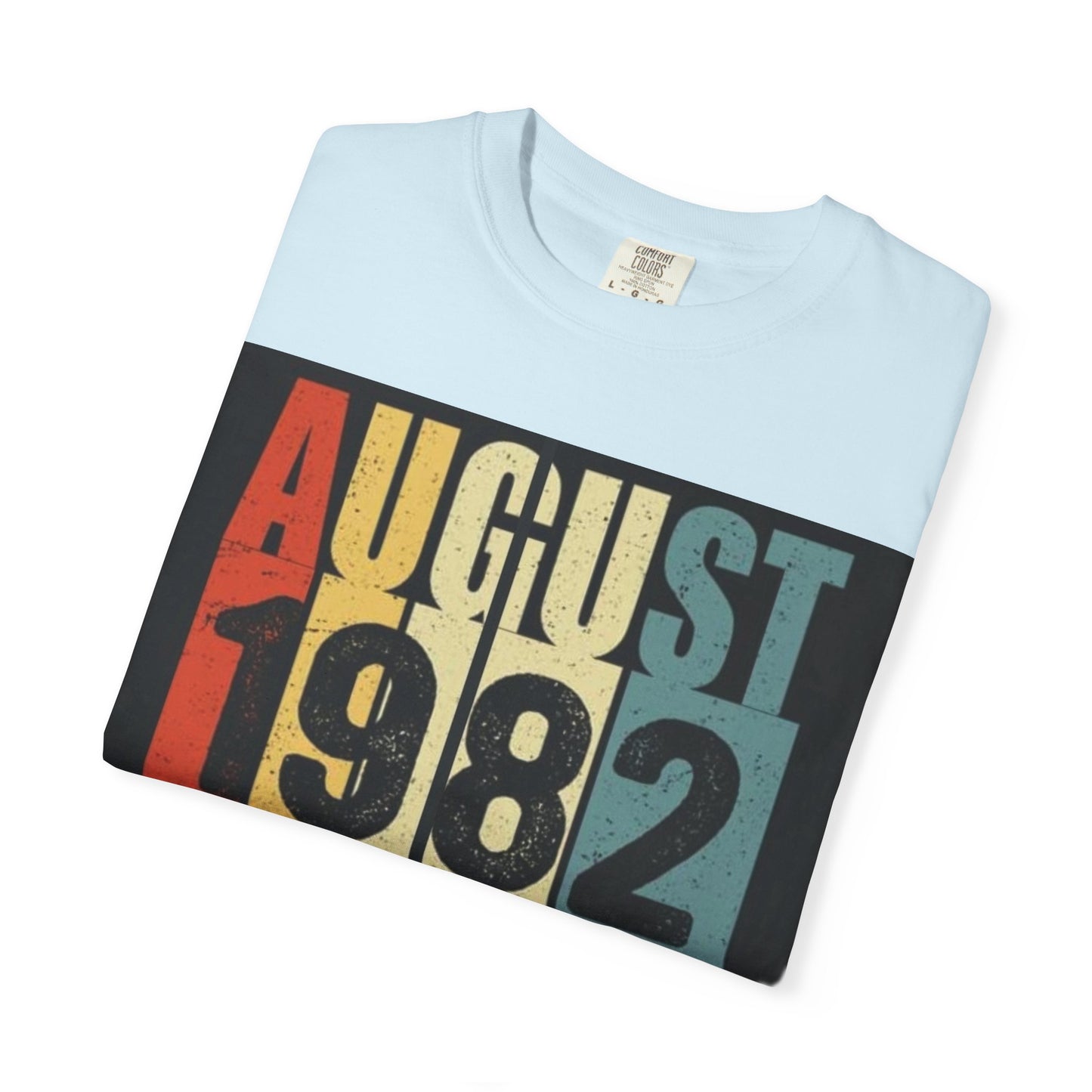 Limited Edition August 1982 Unisex Garment-Dyed T-Shirt - Celebrate 39 Years of Being Awesome