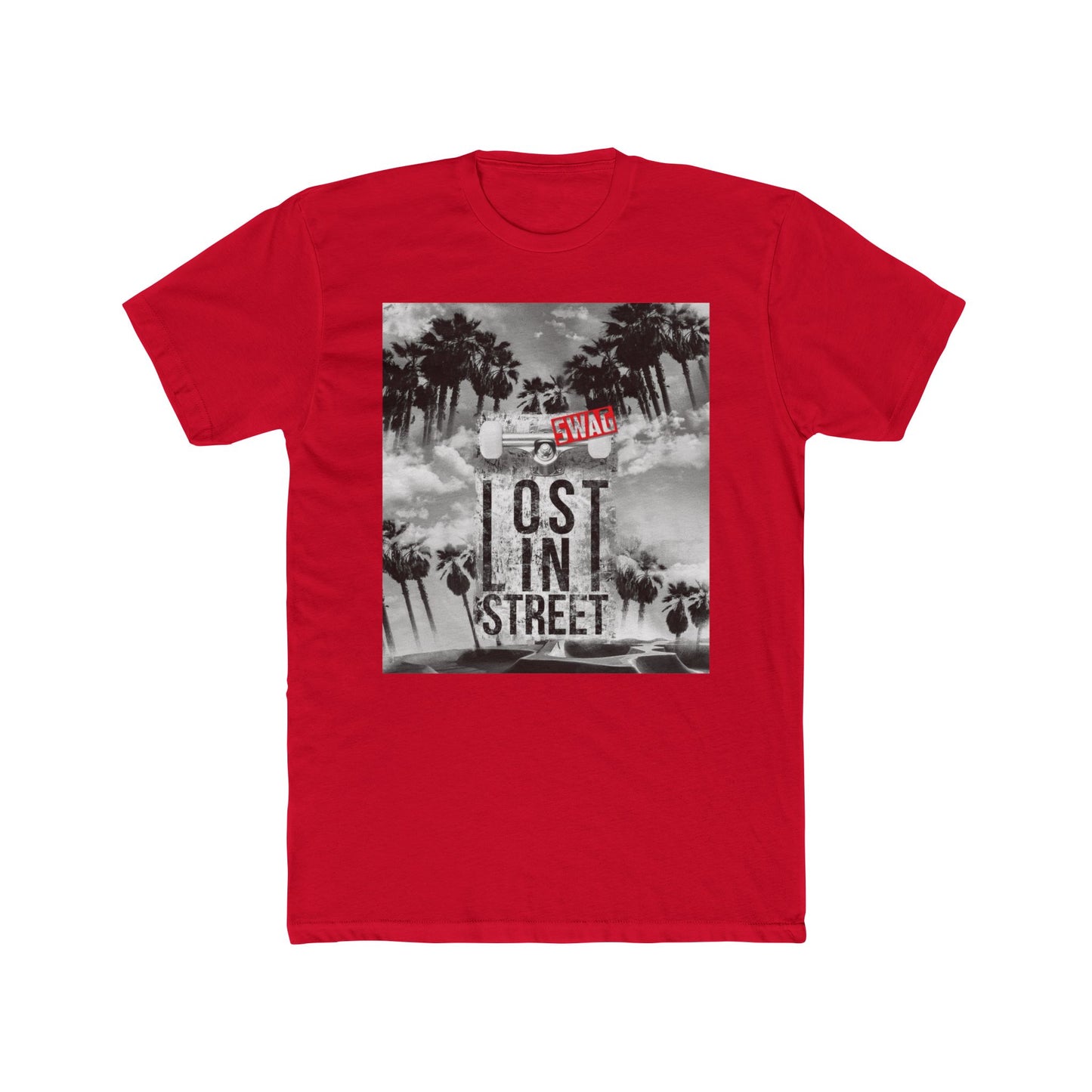 Lost in the Street Graphic Tee, Casual Everyday Shirt, Holiday Gift, Travel Enthusiast Apparel, Streetwear Fashion