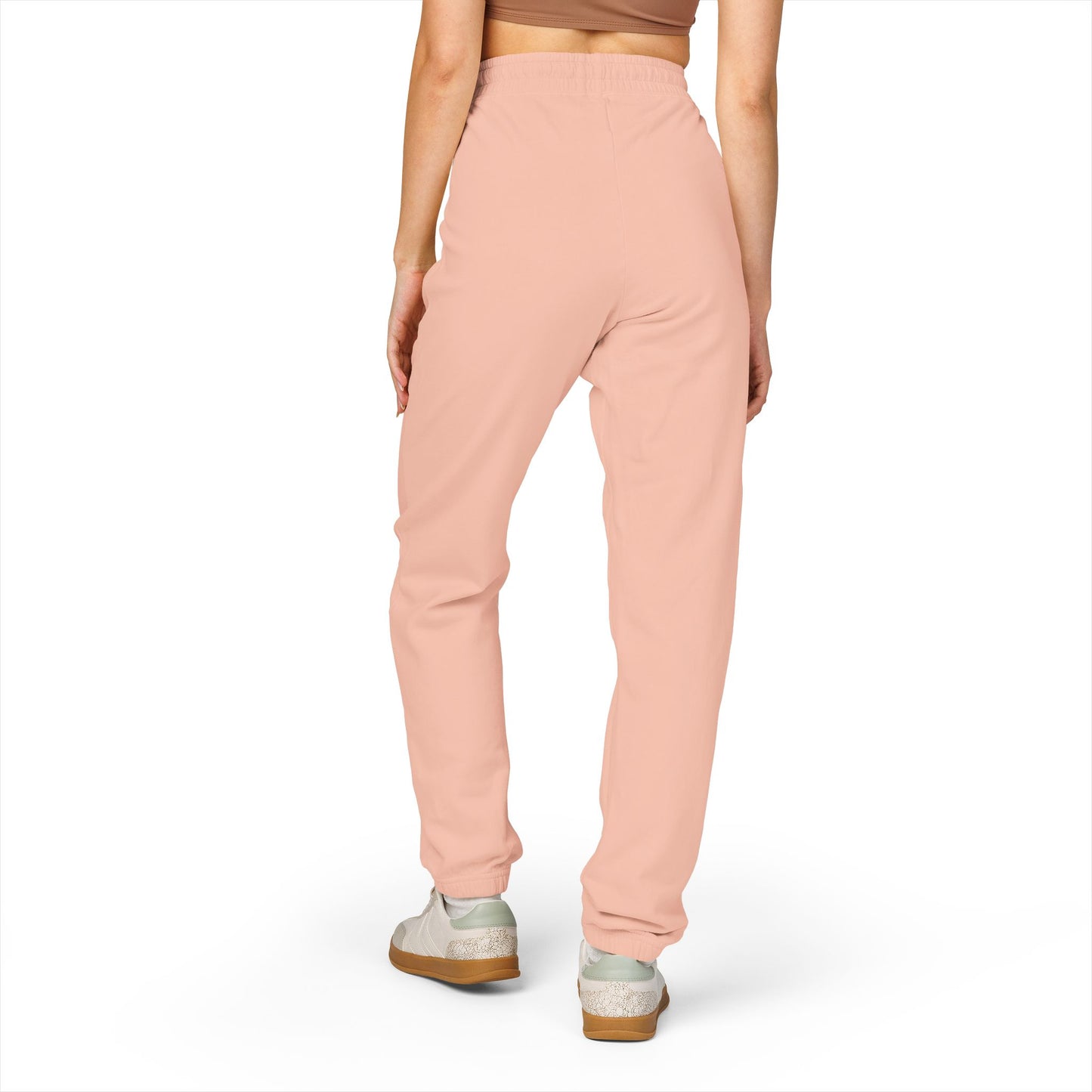 Graphic Sweatpants — Yellow Block 'BEAT' Streetwear Joggers