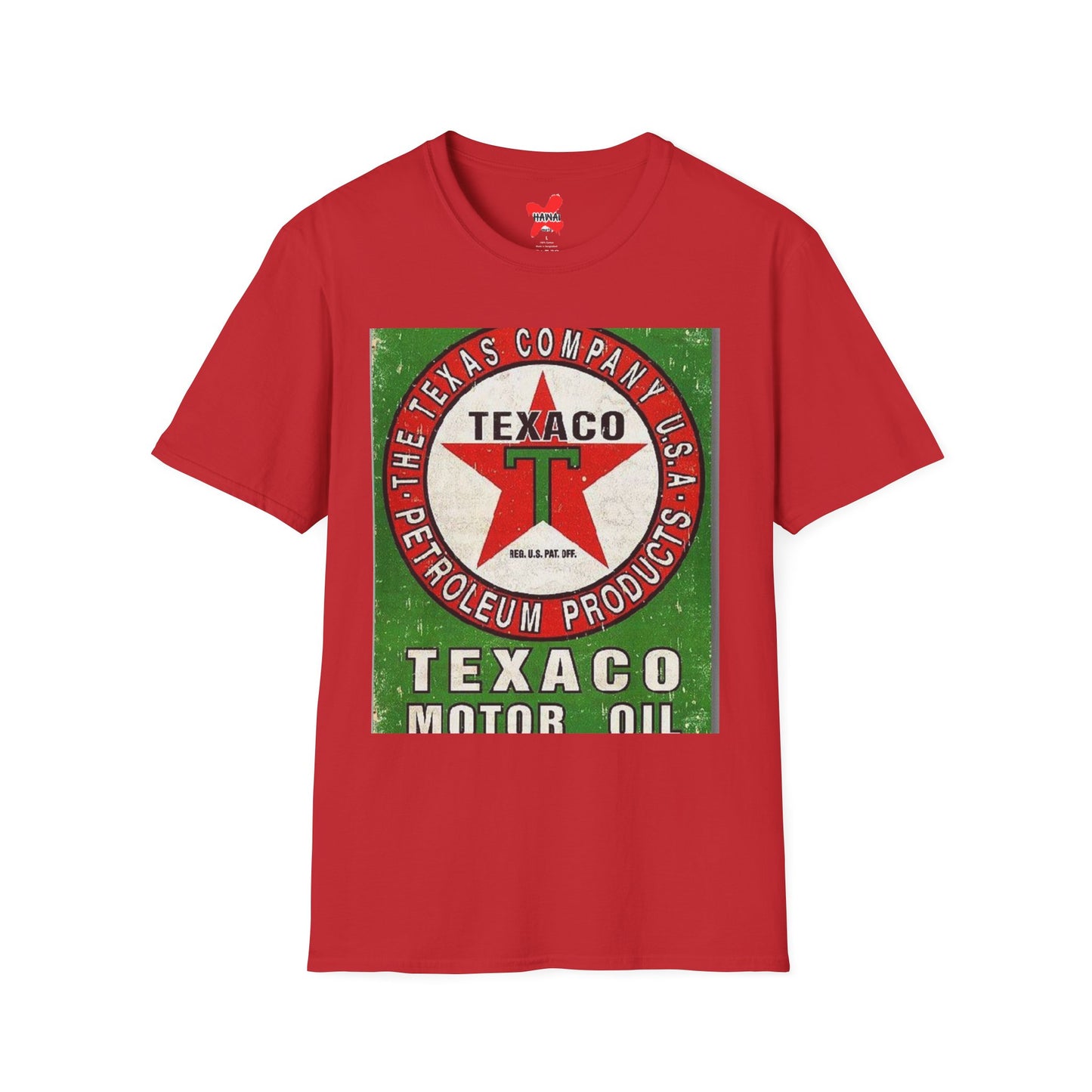 Vintage Texaco Motor Oil T-Shirt, Retro Gas Station Tee, Unisex Graphic Shirt, Gift for Car Lovers, Americana Apparel