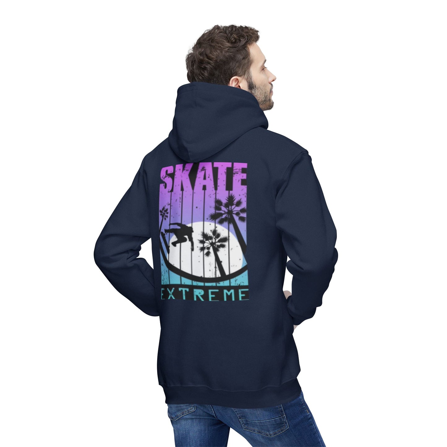 Unisex Hooded Sweatshirt - Extreme Smile Design, Perfect for Casual Adventures
