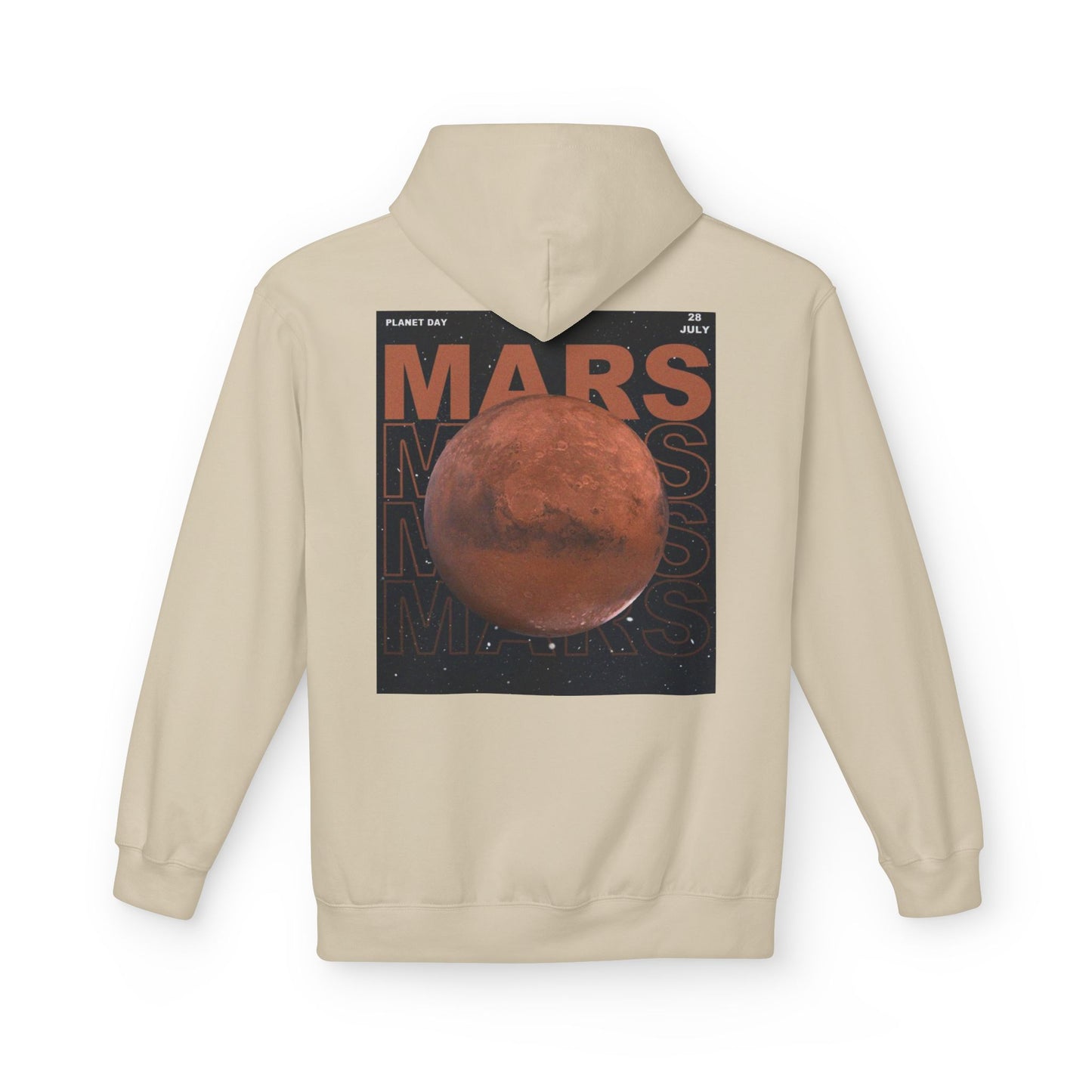 Mars Day Unisex Fleece Hoodie - Space Adventure Apparel