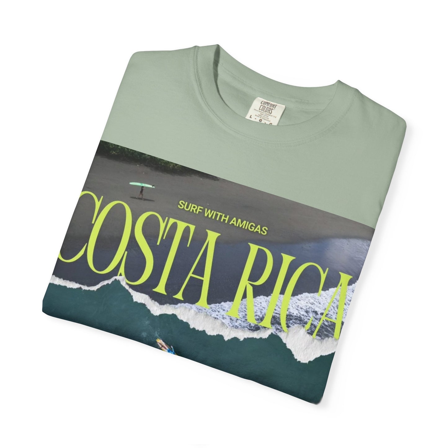 Costa Rica Surf T-Shirt — Aerial Wave & Surfers Graphic Tee