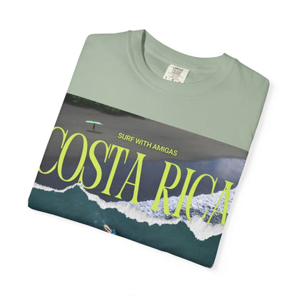 Costa Rica Surf T-Shirt — Aerial Wave & Surfers Graphic Tee