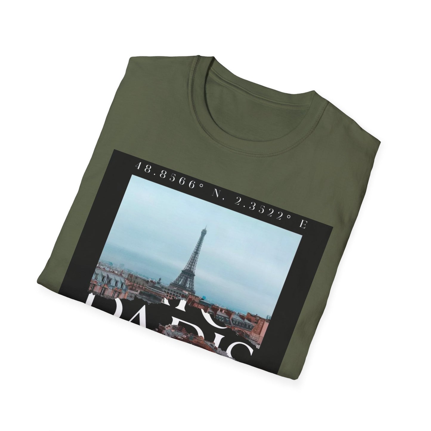 Paris Eiffel Tower Photo Tee — "Paris Paris" Graphic T-Shirt