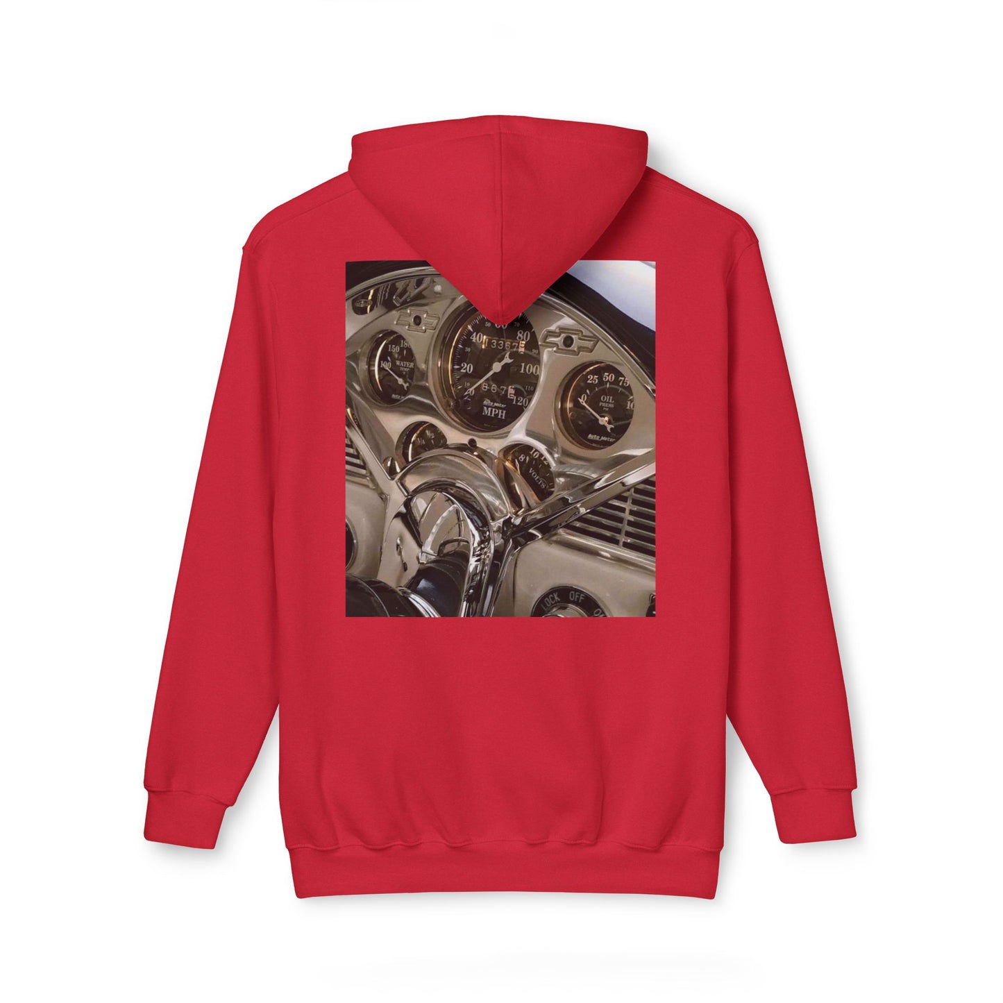 Vintage Car Dashboard Unisex Hooded Sweatshirt