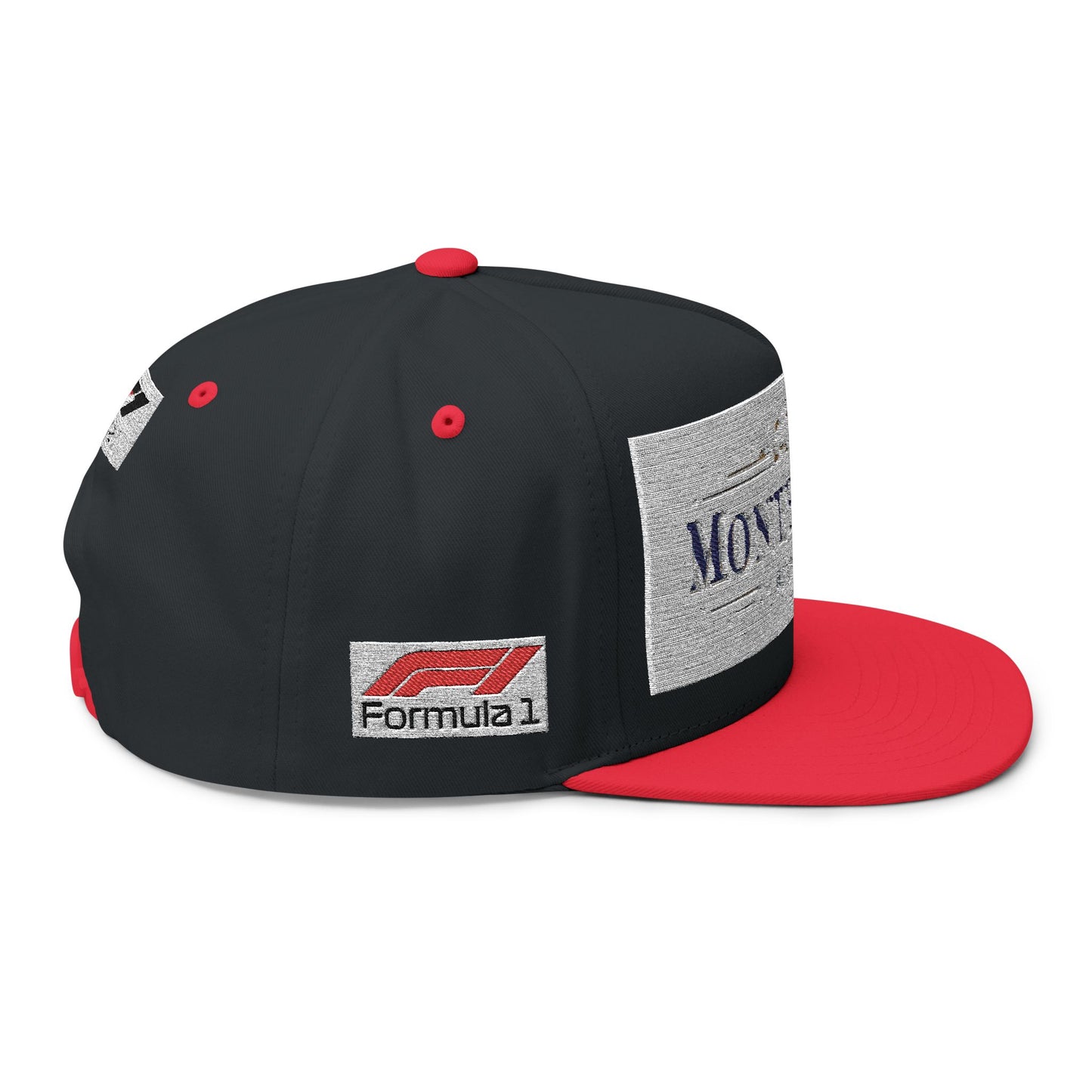 Monte Carlo Monaco Embroidered Flat Bill Cap