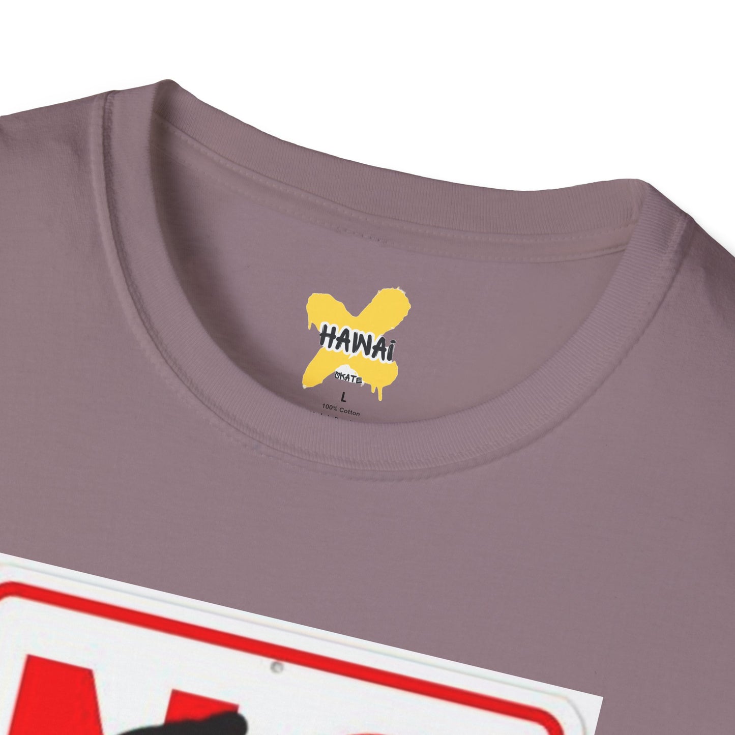 No Skateboarding Funny Unisex T-Shirt - City Police Sign Design