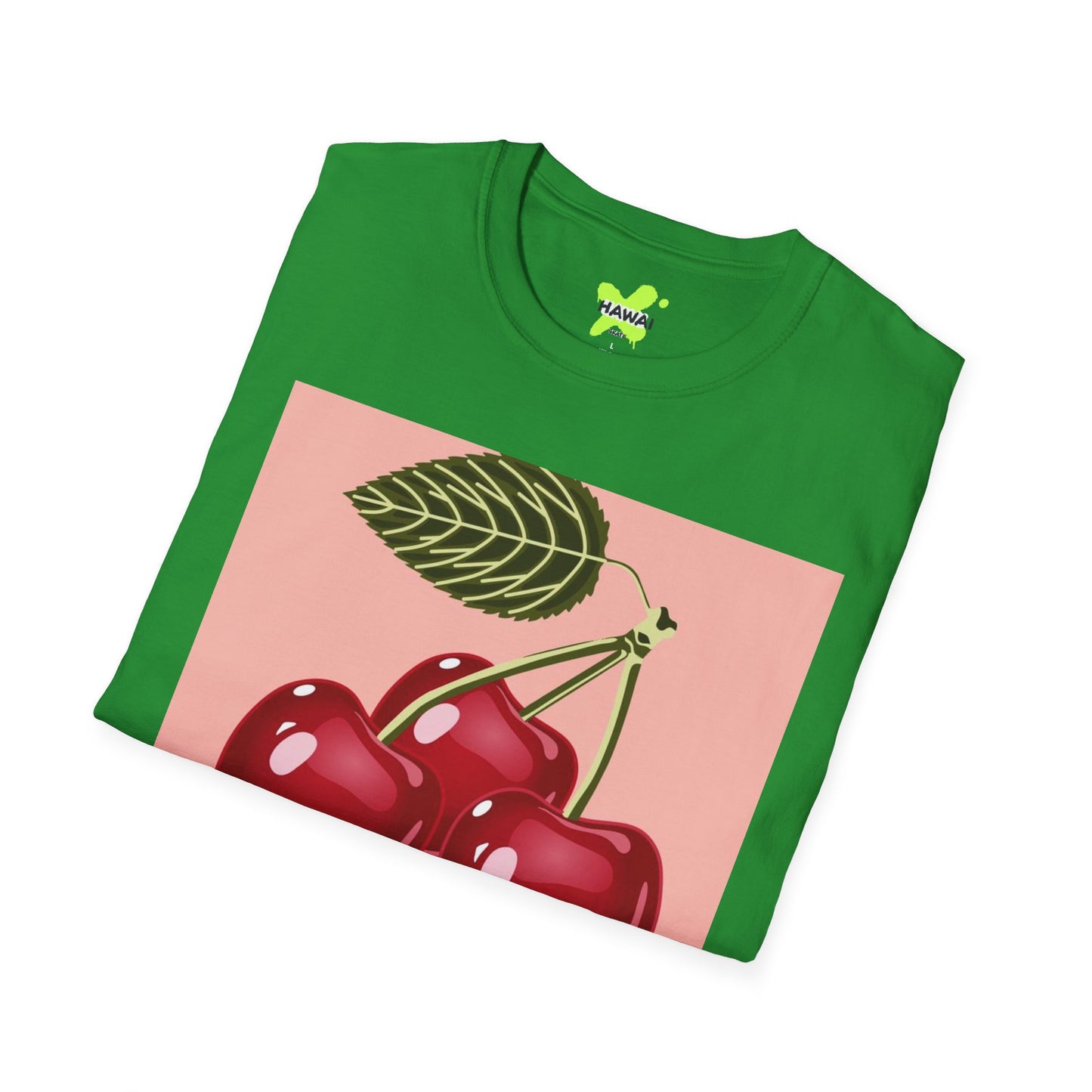 Retro Cherry Graphic T-Shirt for Fruit Lovers