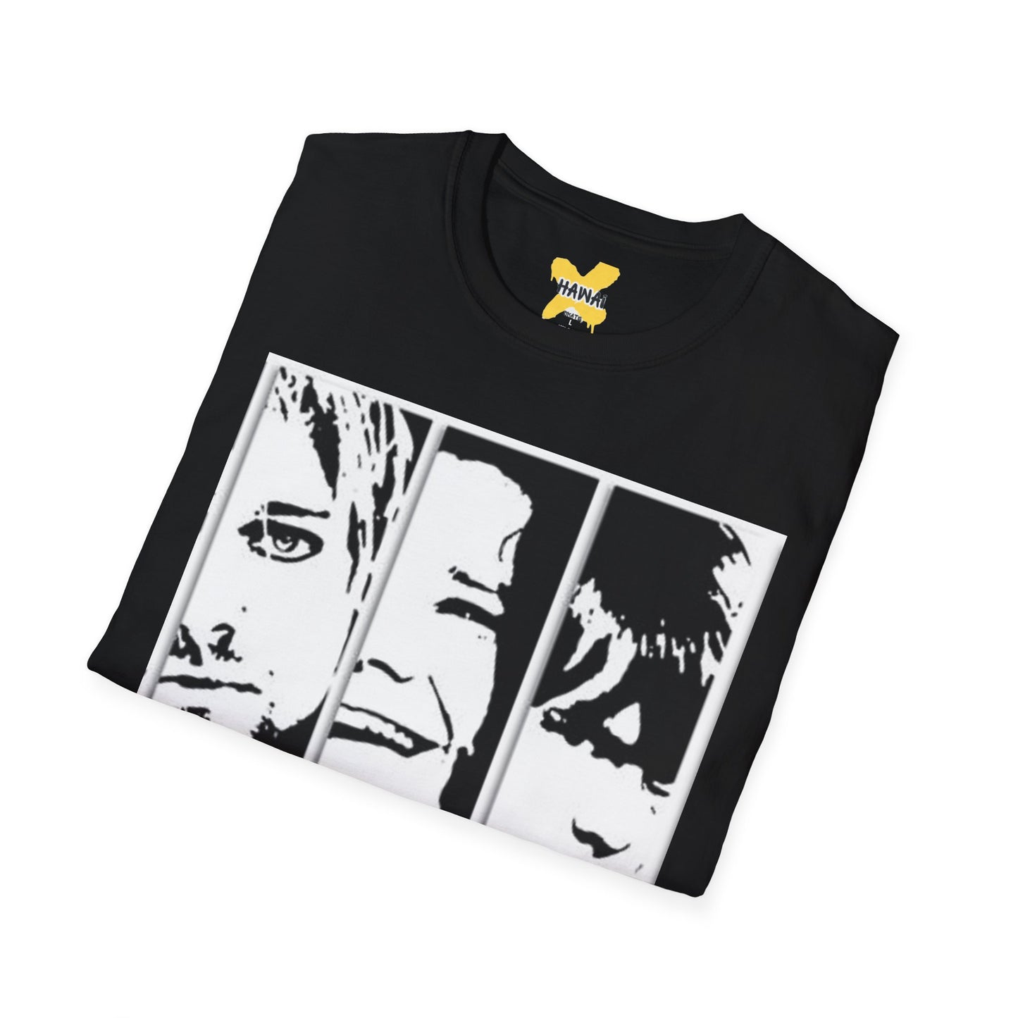 Trendy Band Graphic T-Shirt, Unisex Softstyle Tee, Casual Everyday Wear, Music Lover Gift, Rock Band Style