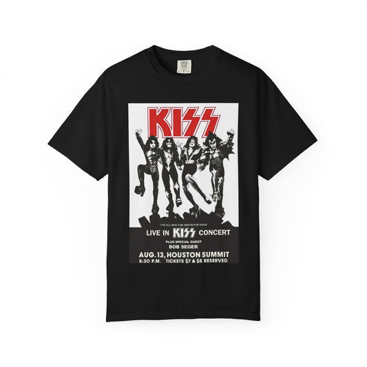 KISS Concert Graphic Unisex T-Shirt - Live in Concert Tee