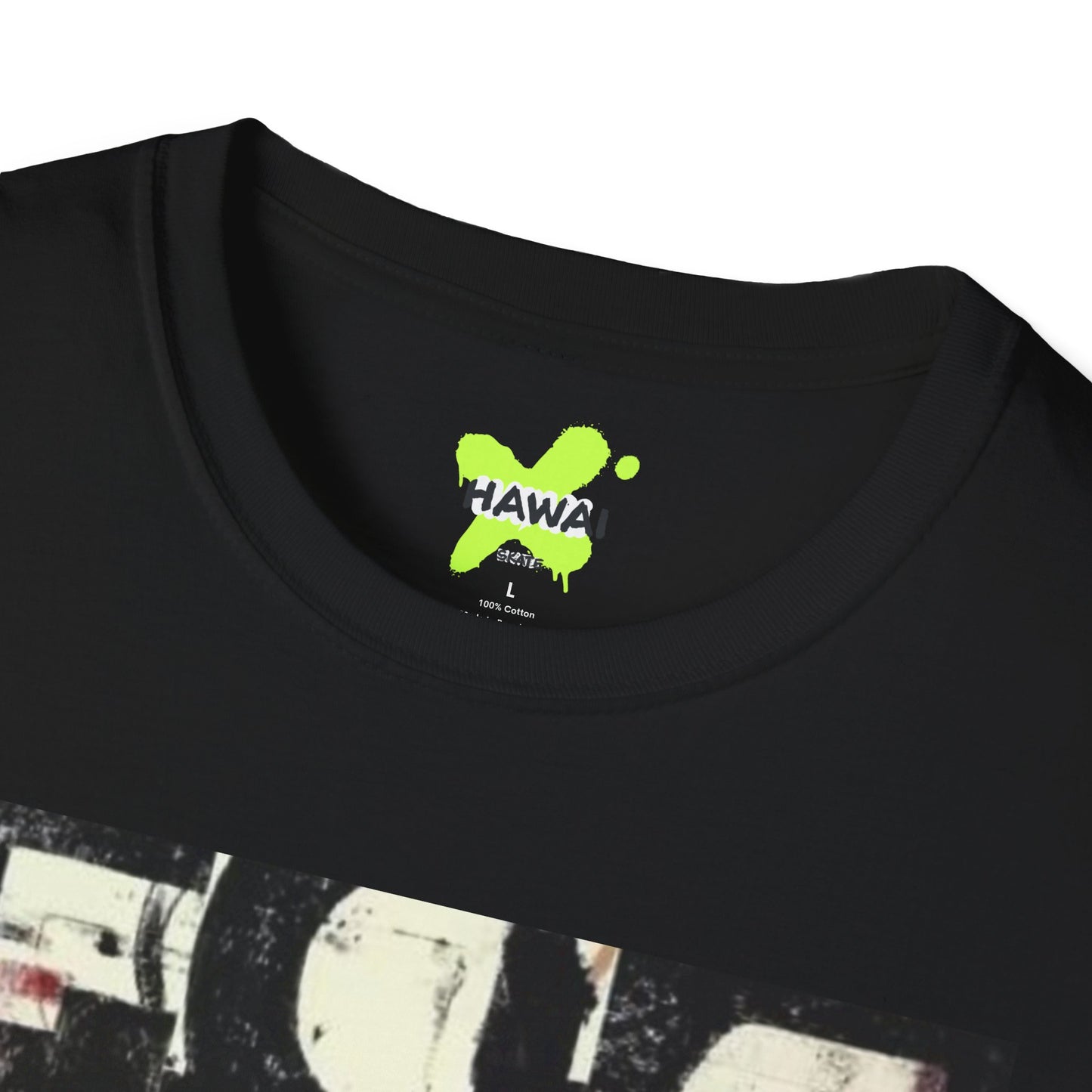 Artistic Unisex Softstyle T-Shirt - Modern Abstract Design