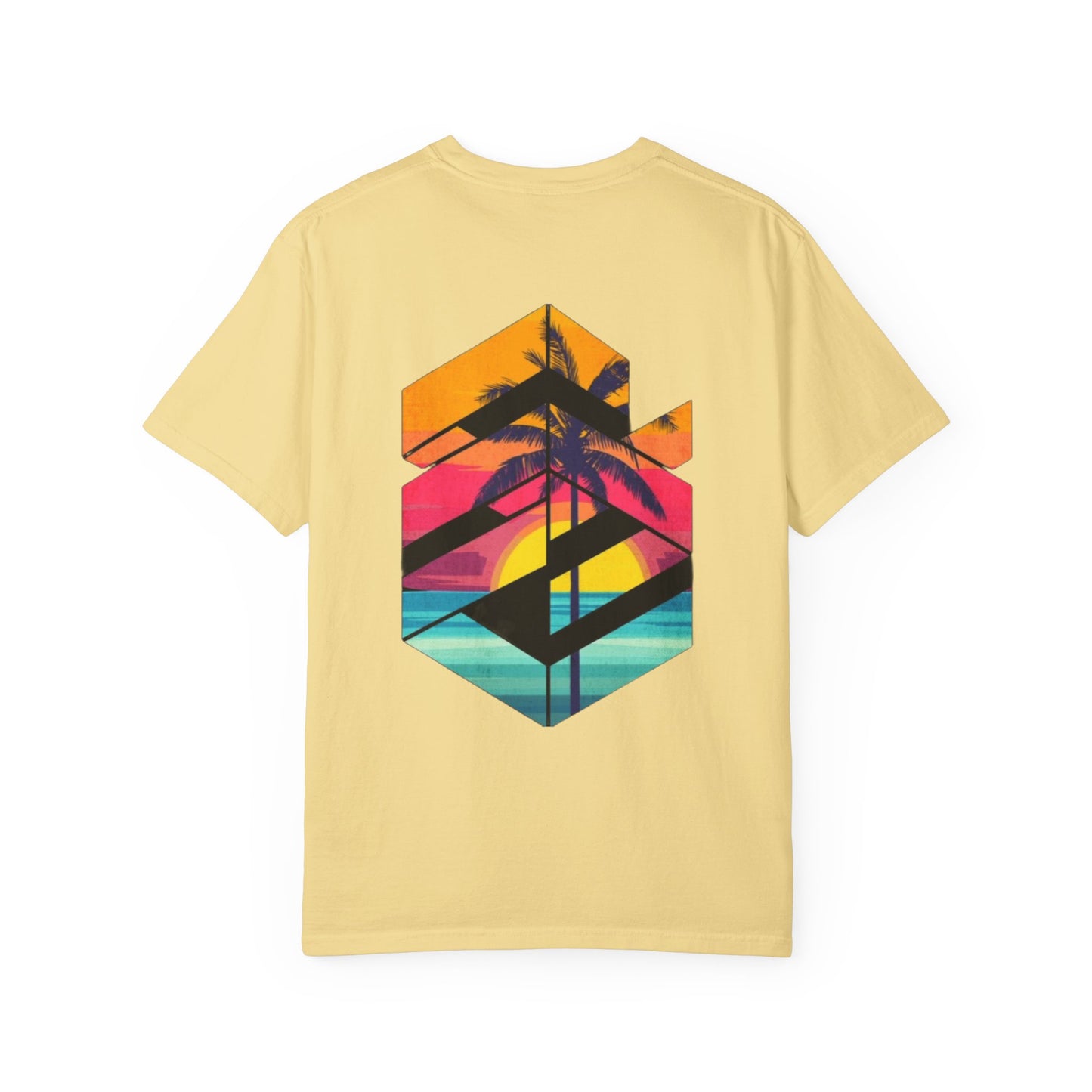 Tropical Sunset Unisex T-Shirt | Beach Vibes & Relaxation