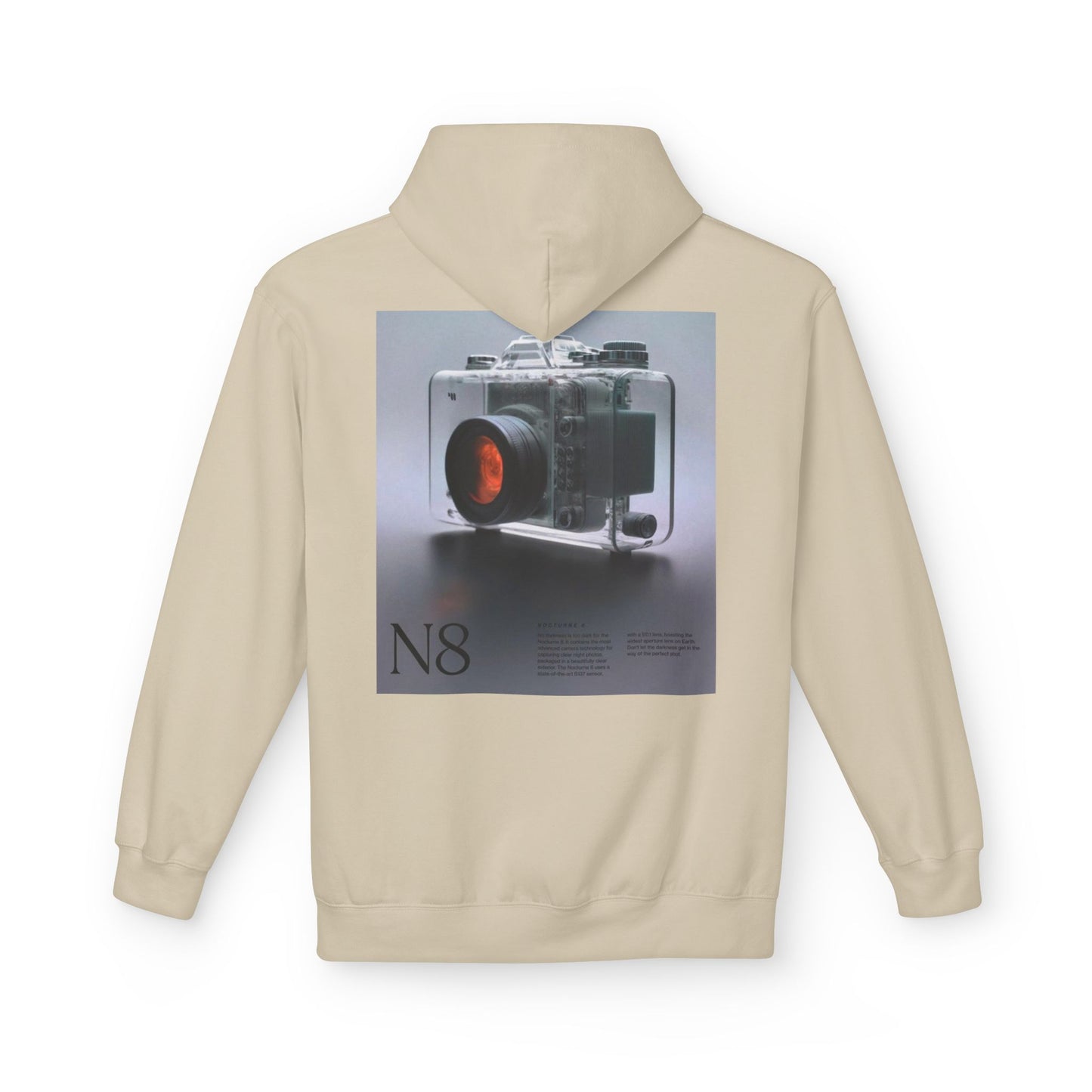 Retro Camera Photo Hoodie, Cozy Unisex Fleece Sweatshirt for Photography Lovers, Fashion Gift for Birthdays, Casual Wear, Everyday Style