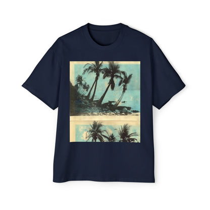 T-Shirt — Vintage Palm Beach Graphic Tee (Retro Tropical Sunset)