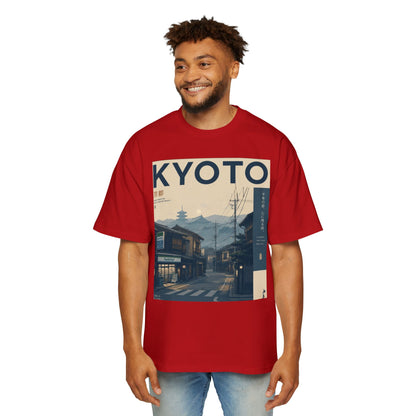 Kyoto Vintage Travel Tee — Japanese Street Scene Graphic T-Shirt