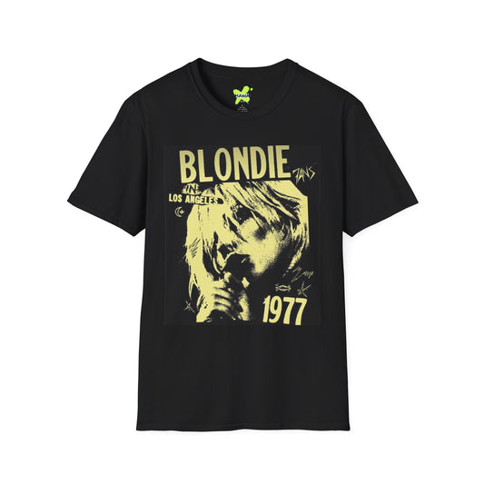 Vintage Blondie Unisex Softstyle T-Shirt - Retro Music Graphic Tee
