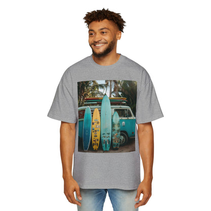 Surf Van Photo T‑Shirt — Vintage Surfboard Beach Tee
