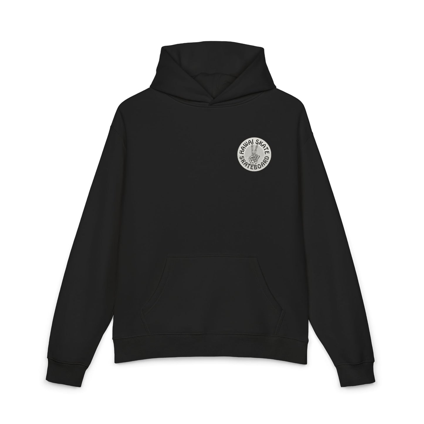 Hoodie — Stacked BMW Parts Streetwear Graphic (Front Logo, Back Car Bumper & Wheels)