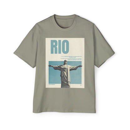 Rio Vintage Poster T-Shirt — Christ the Redeemer Travel Tee
