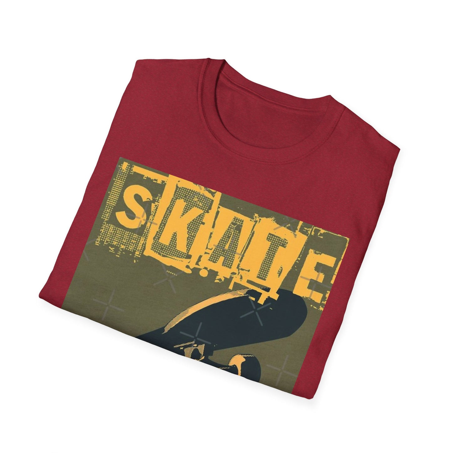 Skateboarder Unisex Softstyle T-Shirt | Perfect Gift for Skate Lovers, Streetwear Fashion, Casual Wear, Birthday Present, Youth Apparel
