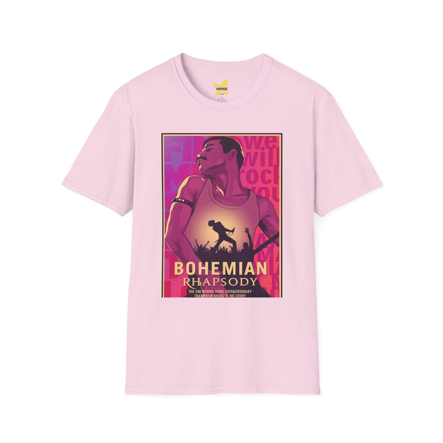 Bohemian Rhapsody Unisex Softstyle T-Shirt - Retro Music Fan Tee