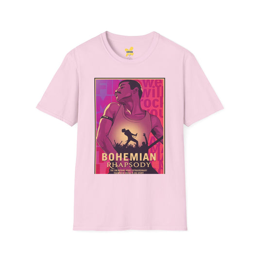 Bohemian Rhapsody Unisex Softstyle T-Shirt - Retro Music Fan Tee