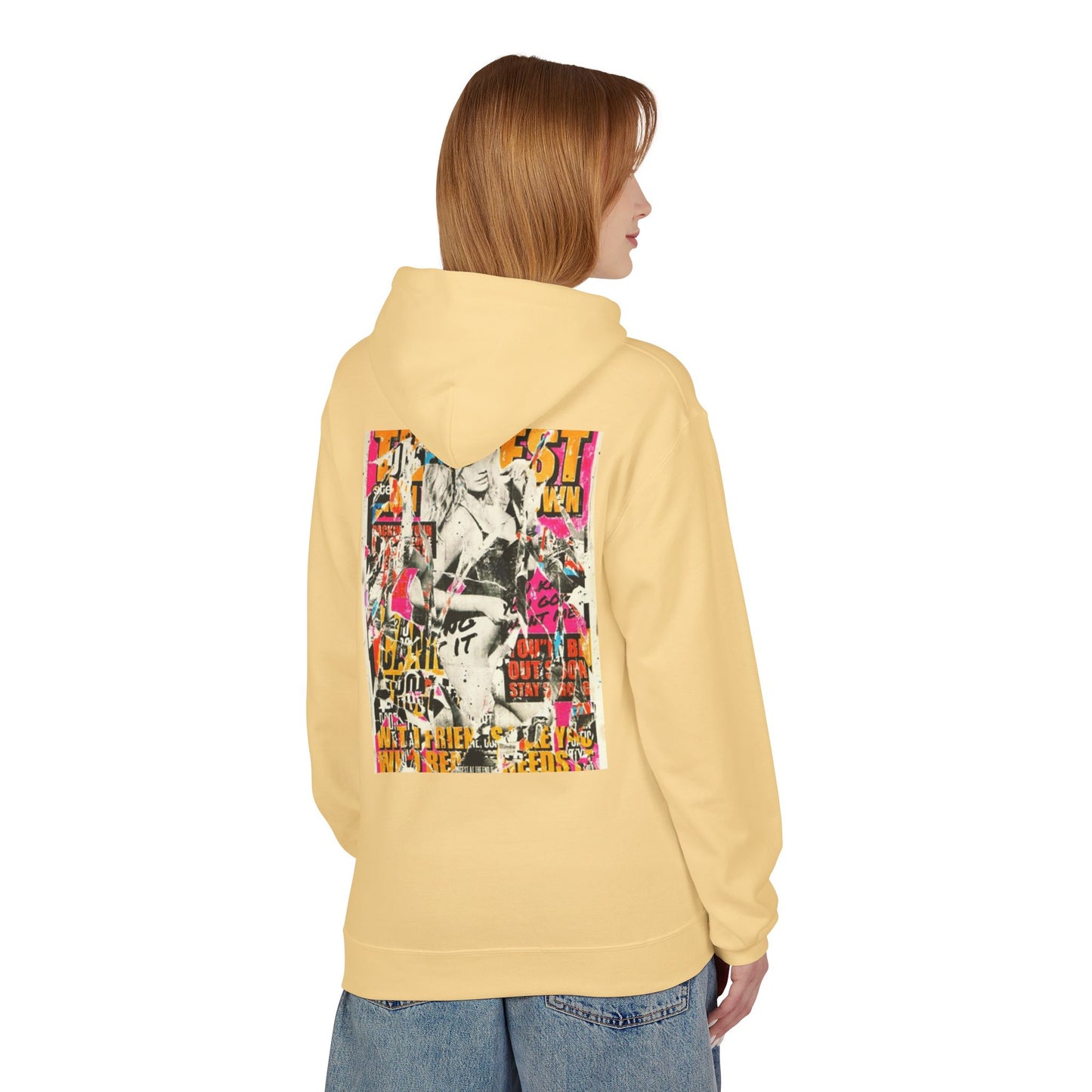 Unisex Midweight Softstyle Fleece Hoodie - Trendy Graphic Art Design