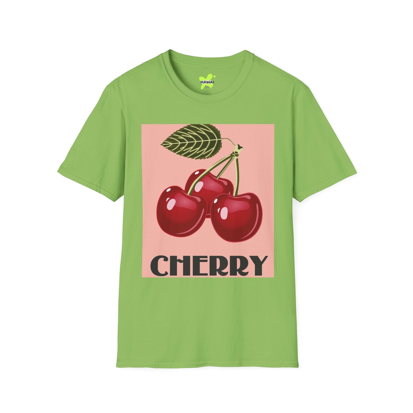 Retro Cherry Graphic T-Shirt for Fruit Lovers