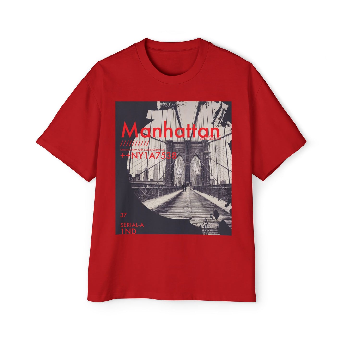 Manhattan Bridge Graphic Tee — Vintage NYC Photo Print