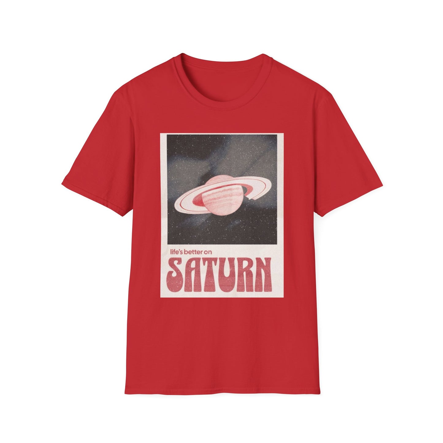 Vintage Saturn Graphic T-Shirt, Retro Space Tee, Unisex Casual Wear, Planet Lovers Gift, Cool Astronomy Shirt
