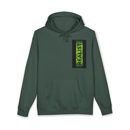 Realist Ghost Hoodie — Neon Yellow Graphic Pullover
