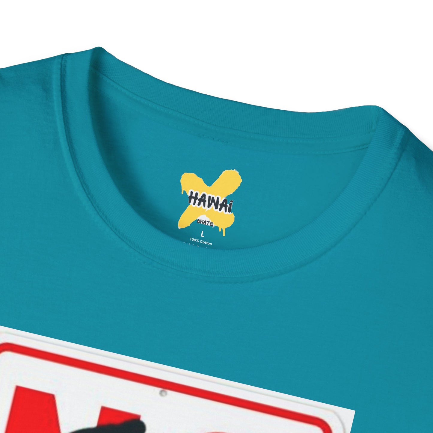 No Skateboarding Funny Unisex T-Shirt - City Police Sign Design