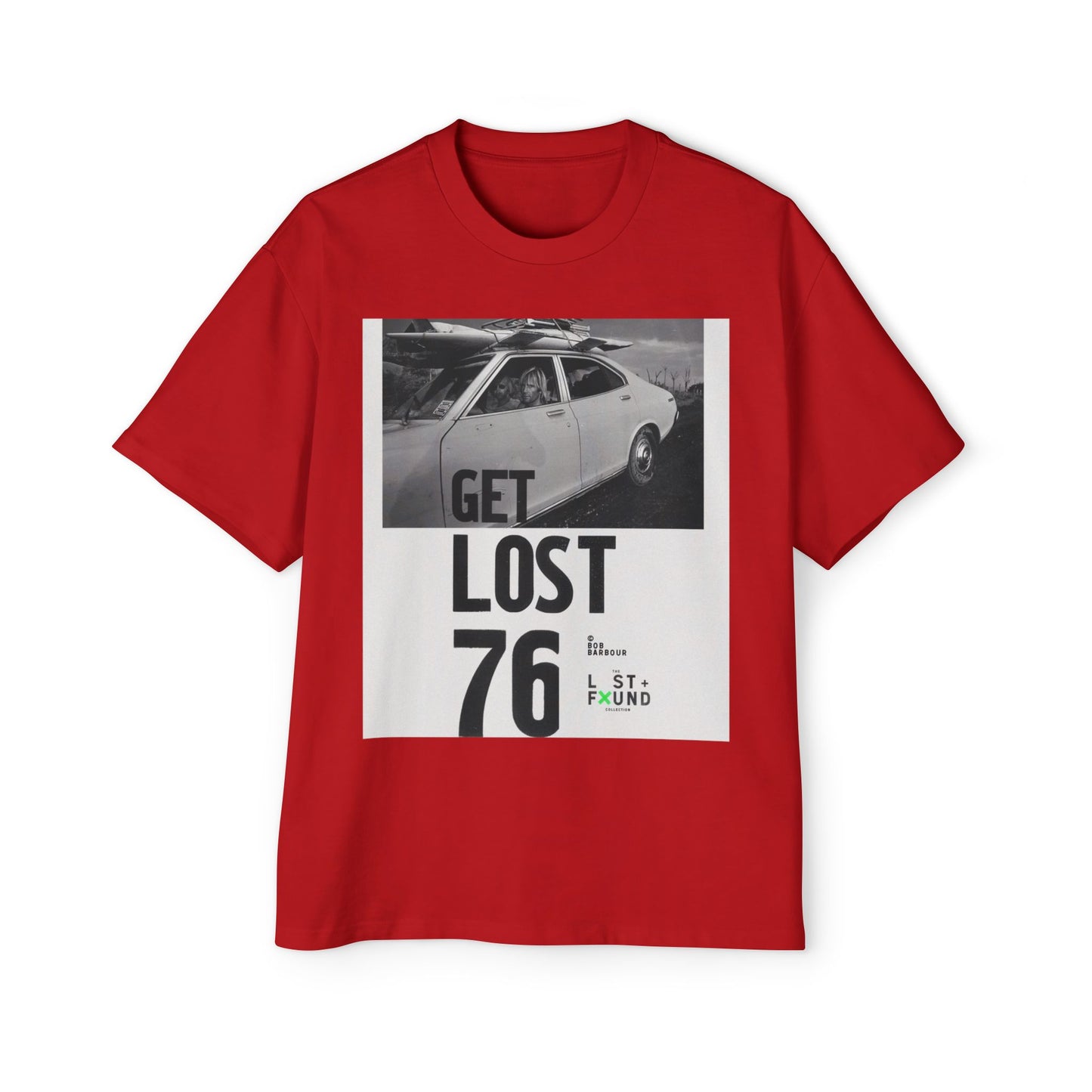 Get Lost 76 Tee — Vintage Car Graphic Oversized T‑Shirt